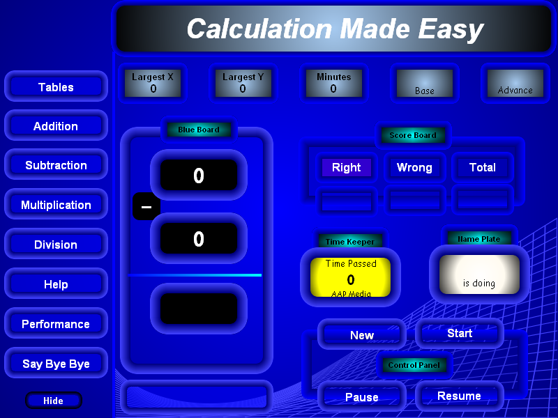 Click to view Calculation Made Easy 4.1 screenshot